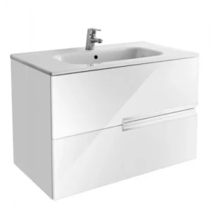 Тумба под умывальник Victoria Nord Ice Edition 80 белая ZRU9302731 Roca